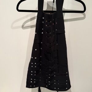 A.W.A.K.E. MODE Weaved Halter Top